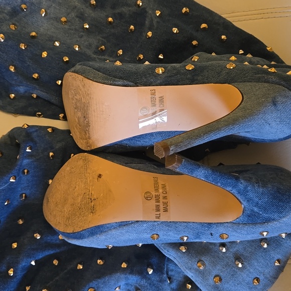 GoJane jean studded over the knee, high-heeled boots - Picture 8 of 12